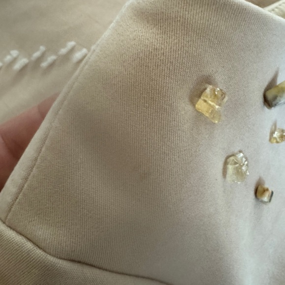 Jessica Howard Beige Beaded Neck Sheath Dress Wedding Guest Party Cocktail 12 - Picture 15 of 15